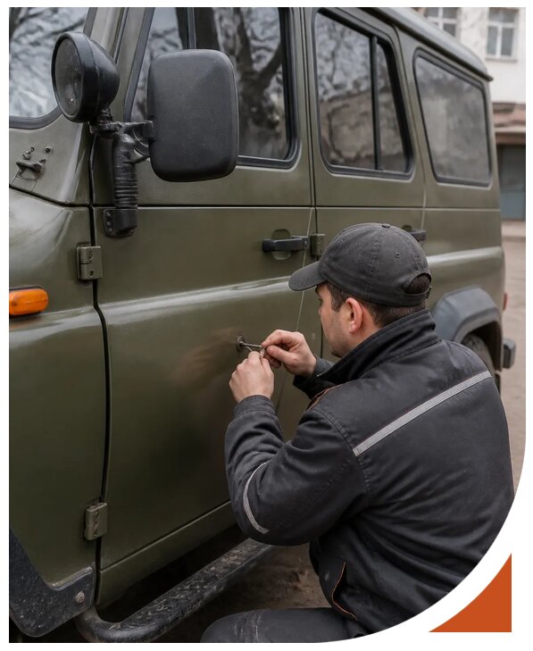 Профессиональное вскрытие автомобиля УАЗ без повреждений в Ессентуках